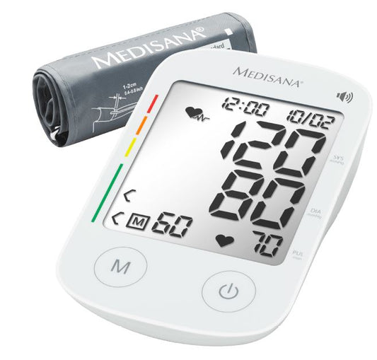 Voice-Guided Upper Arm Blood Pressure Monitor: Accurate, Digital, Arrhythmia Detection, Large Display
