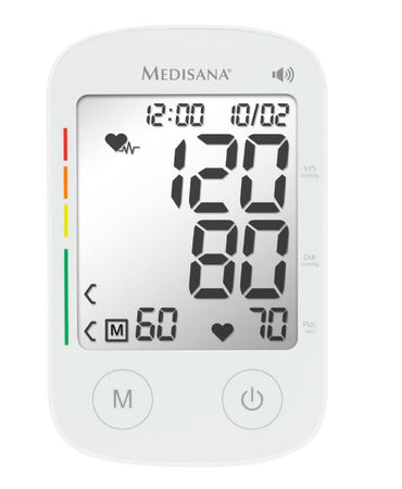 Voice-Guided Upper Arm Blood Pressure Monitor: Accurate, Digital, Arrhythmia Detection, Large Display