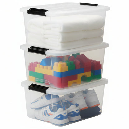 Iris Ohyama Top Box Transparent Storage 15L