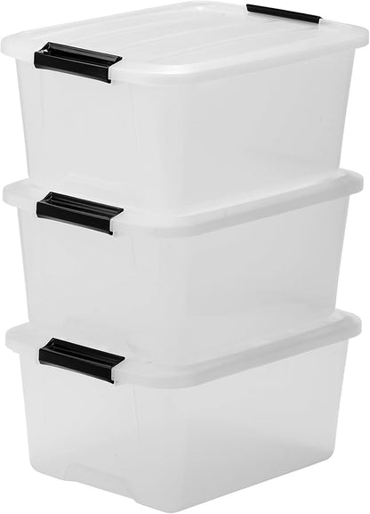 Iris Ohyama Top Box Transparent Storage 15L