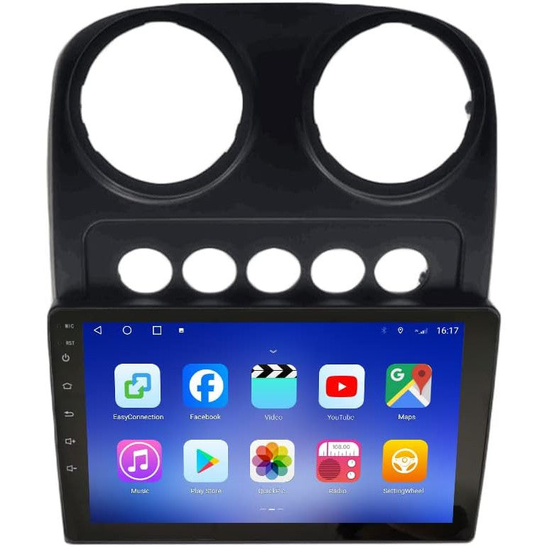 ZERTRAN 9-inch Android 10 Car Stereo with GPS, Bluetooth, CarPlay