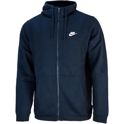 Nike Men's Sportswear Full Zip Club Fleece Hoodie - Obsidian 2XL Ultimate Comfort
