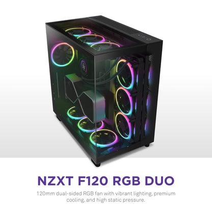 NZXT F120 RGB Duo 120mm Dual-Sided Fan Black