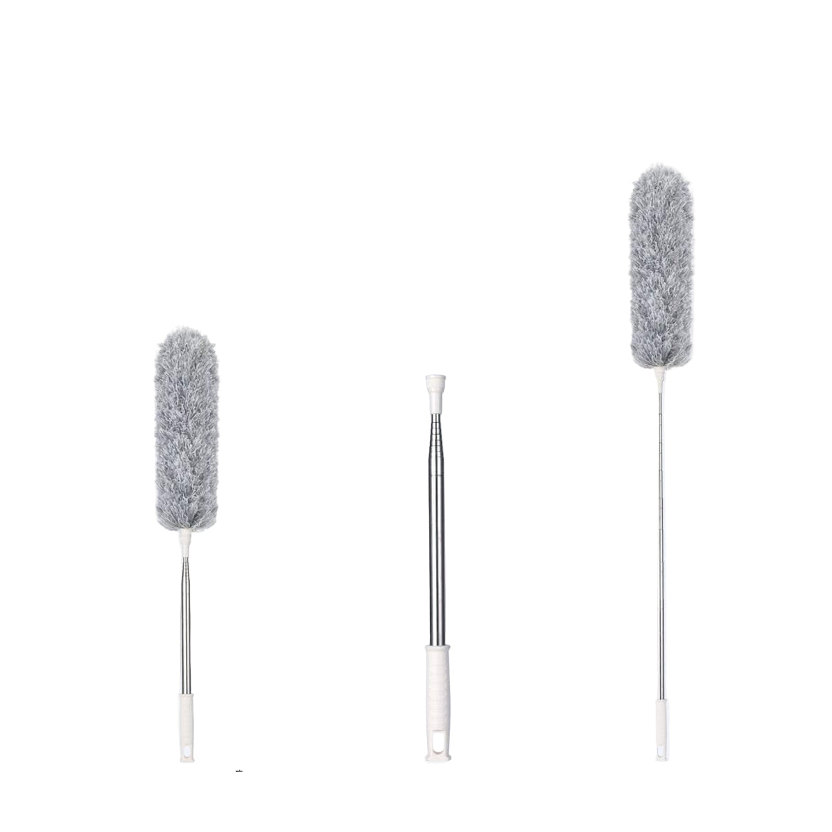 Vicloon Telescopic Microfibre Duster with 2.4m Extendable Stainless Rod