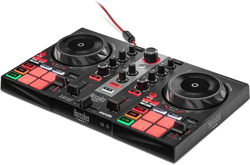 Hercules DJControl Inpulse 200 MK2 Portable DJ Controller with Beatmatch Guide