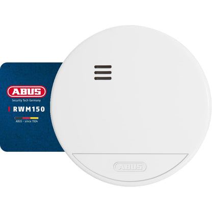 ABUS RWM150 White Smoke Detector with 10-Year Battery, 85dB Alarm