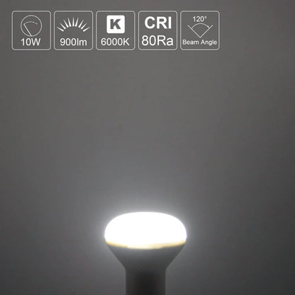 LED R63 E27 10W Cool White 6000K Reflector Bulb Pack of 6 - Gomix Brands Outlet