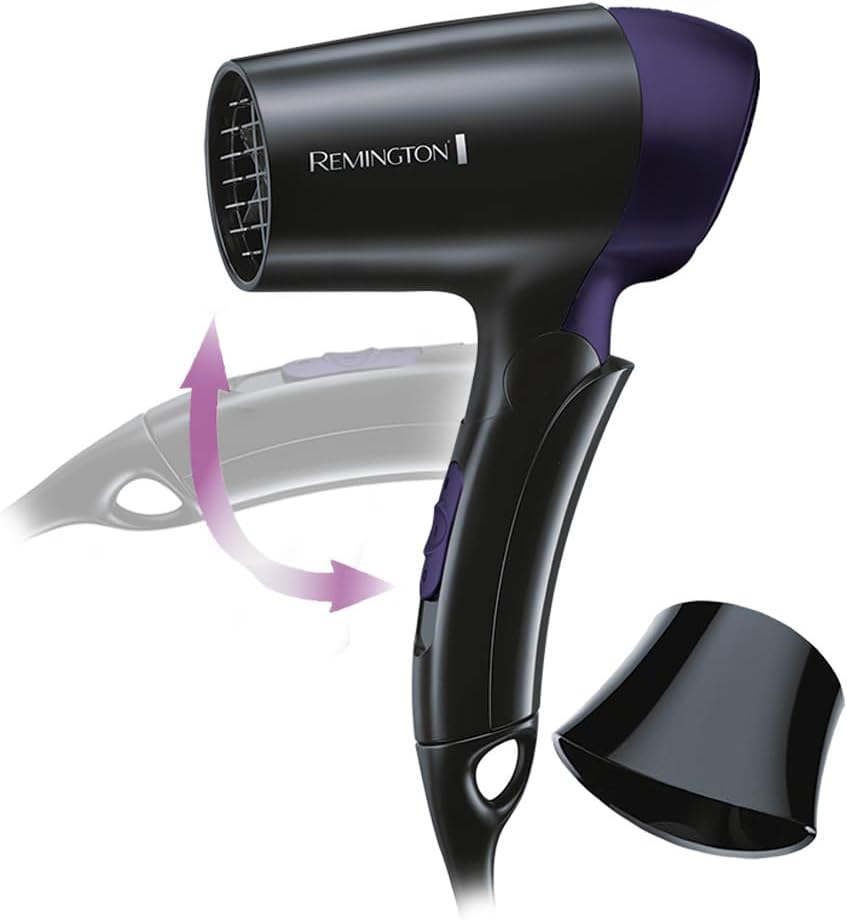 Remington D2400 Ultra Compact Foldable Travel Hair Dryer 1400W