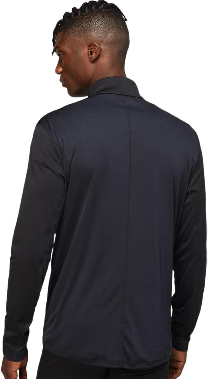 ASICS Men's Half-Zip Running Sweatshirt – Performance Black, Warm, Lightweight