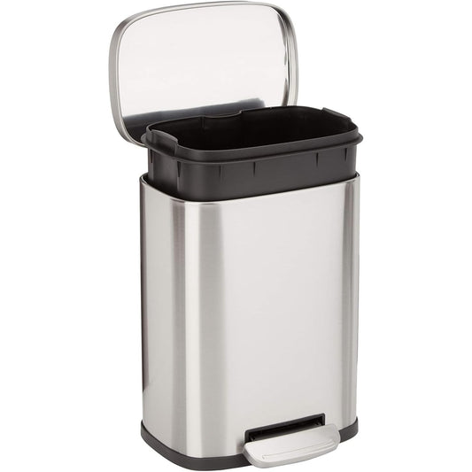 Amazon Basics 5L Soft-Close Kitchen Waste Bin with Pedal