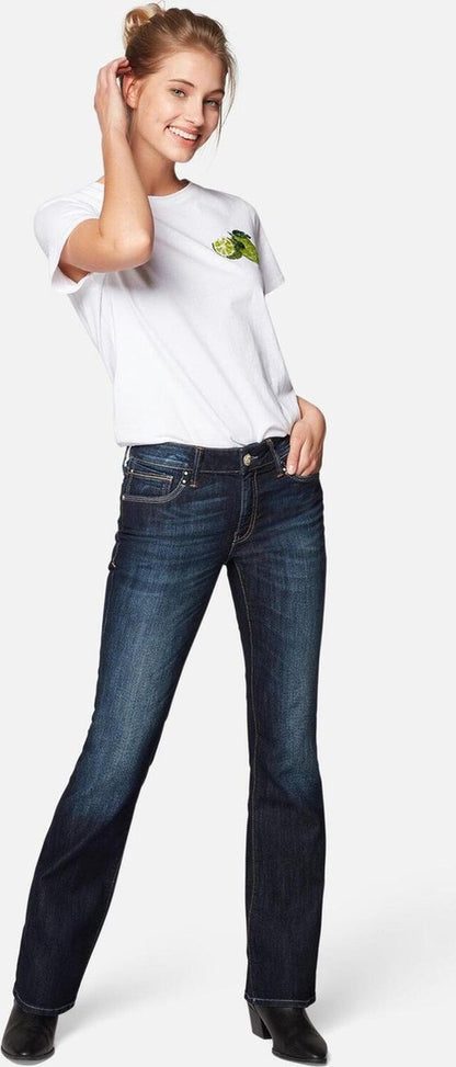 Mavi Bella Women's Bootcut Washed Denim Jeans - Comfortable Stretch Fit