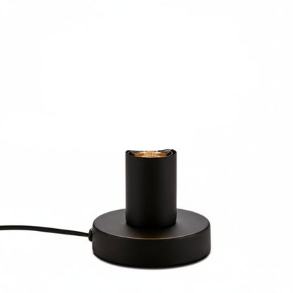 BRILO  Industrial Table Lamp Base E27 Lamp Base Without Shade, (Black)