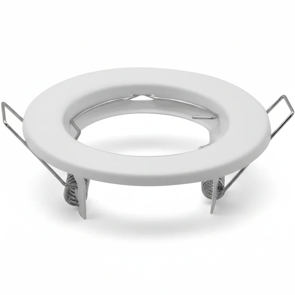 LED Recessed Ceiling Light Mounting Frame Round White Spotlight Fittings incl. - Gomix Brands Outlet