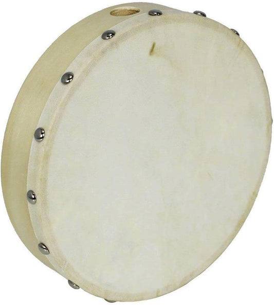 A-Star 8-inch Handheld Pre-Tuned Frame Drum with Natural Skin