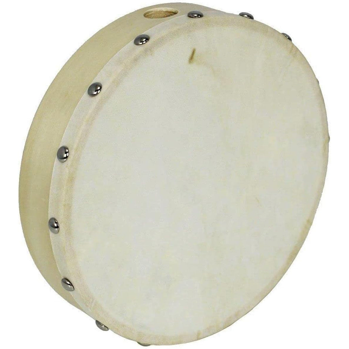 A-Star 8-inch Handheld Pre-Tuned Frame Drum with Natural Skin