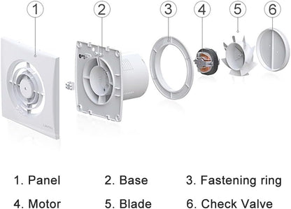 HUGOOME HG-13Y Exhaust Fan 320m³/h 20W
