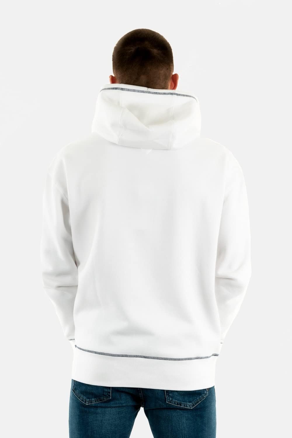 Tommy Jeans Men's Tiny Circular Hoodie Soft Cotton Blend