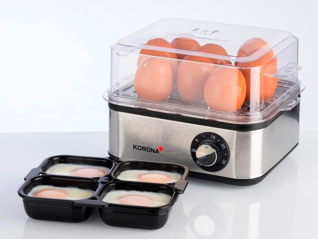 Korona 25303 Mini Steamer and Egg Cooker 500W