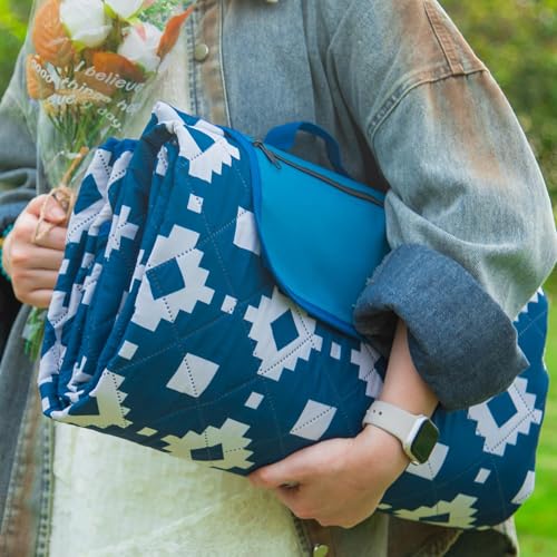 OESSUF Picnic Blanket Waterproof 200x200cm 3-Layer Extra Large