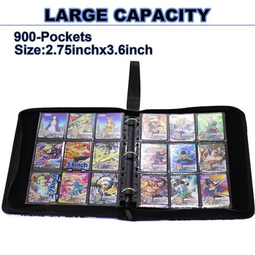 Karlypro Premium 900-Pocket 3-Ring Trading Card Album for One Piece Anime TCG - Gomix Brands Outlet