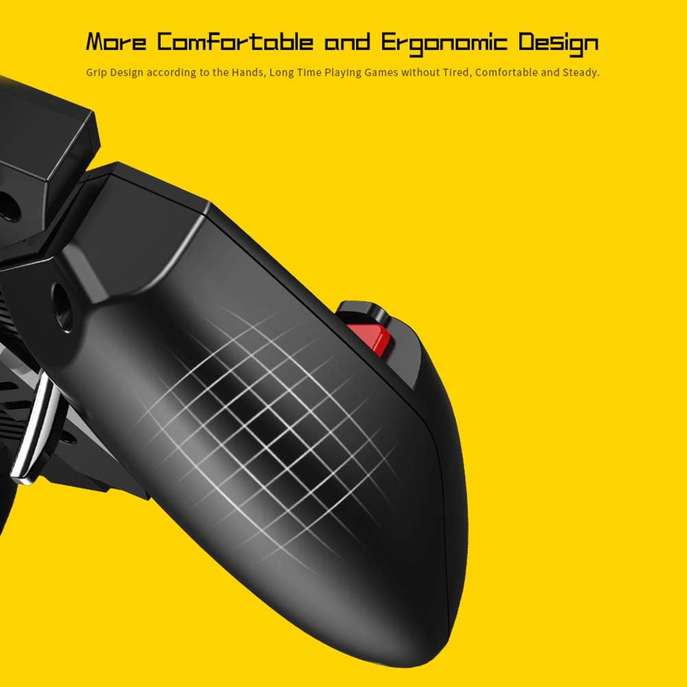 Fawoonu AK77 Mobile Gaming Controller: 6-Finger Trigger, Cooling Fan, iOS/Android