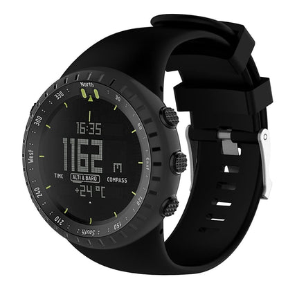 MYADDICTION Silicone Wristband Strap for Suunto All Black