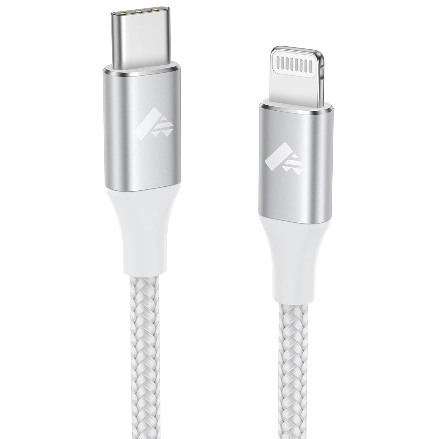 Aioneus USB-C to Lightning Cable 2M MFi Certified Nylon Braided iPhone Fast Charger Cord Compatible with iPhone 14 13 12 11 8 7 Pro Max Mini X XR Plus iPad
