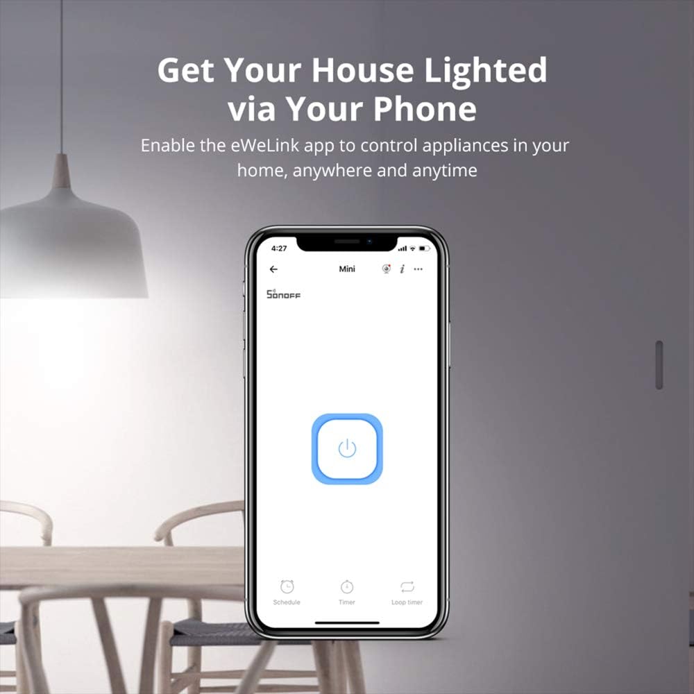 SONOFF Mini R2 10A Smart WiFi Wireless Light Switch Universal DIY Module