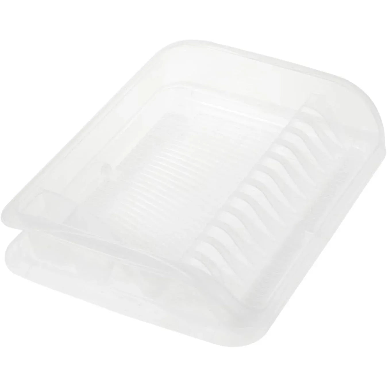 keeeper Small Transparent Plastic Dish Drainer with Removable Drip Tray - Gomix Brands Outlet
