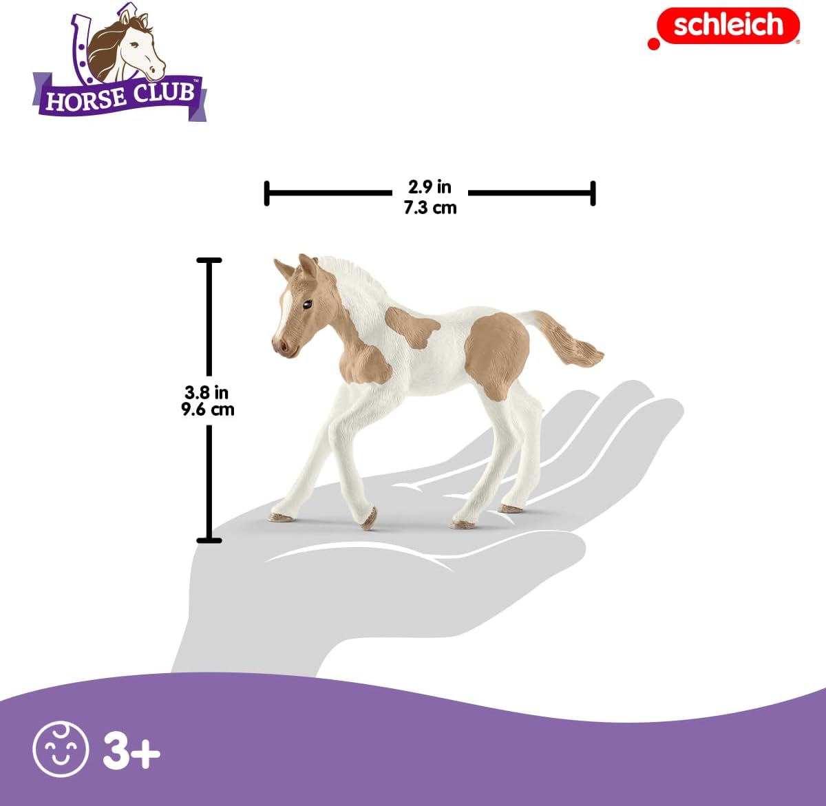 Schleich 13886 Paint Horse Foal Animal Figure