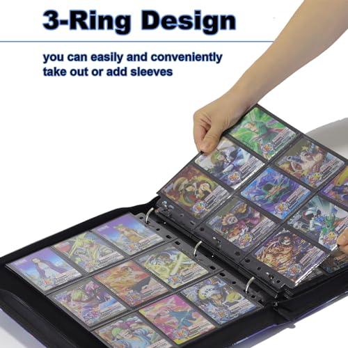 Karlypro Premium 900-Pocket 3-Ring Trading Card Album for One Piece Anime TCG - Gomix Brands Outlet
