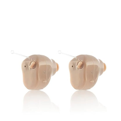 InnovaGoods Hearzy In‑Ear Sound Amplifier with 3 Modes, Mic, and 35‑Hour Battery