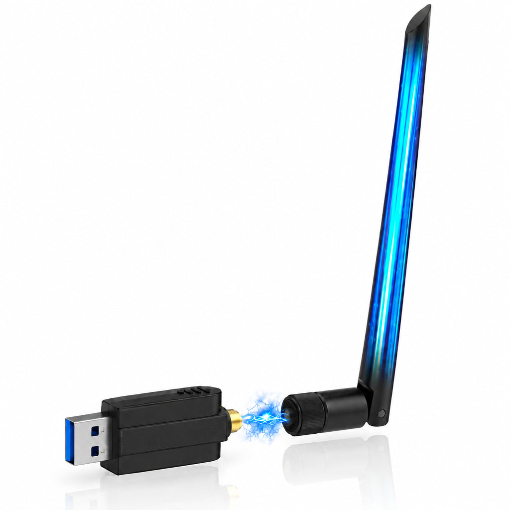 Maxesla XHT-6B12 AC1200 USB Dual Band WiFi Adapter Black