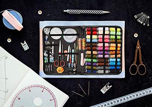 Willa Deluxe 183-Piece Hand Sewing Kit: Portable Organizer for Crafting & Repairs - Gomix Brands Outlet