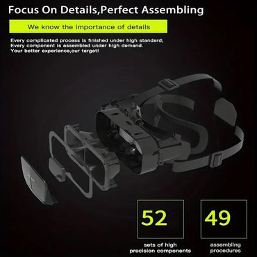 VR Headset for iPhone & Android Smartphones – Immersive Glasses