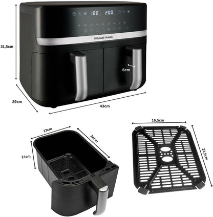 Russell Hobbs Satisfry 27681-56 Air Fryer 9L 2800W Black