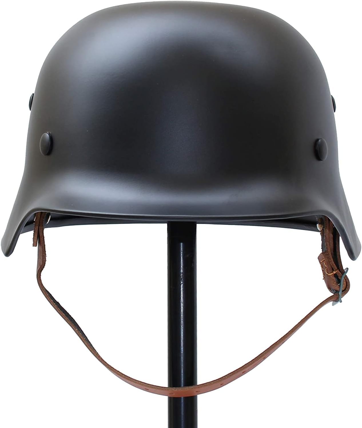 WW2 WWII German M35 Helmet with Net Cover Steel Material M1935 Soldier Stahlhelm with Net/Canvas Chin Strap Black Green Color