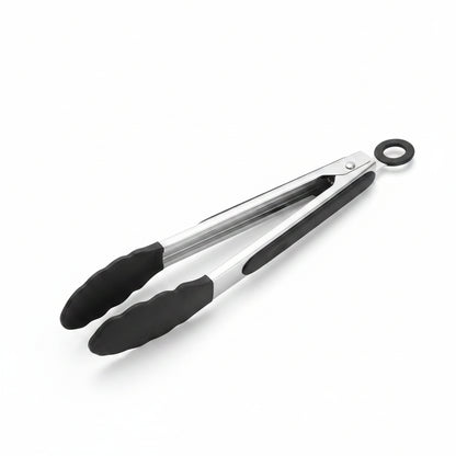 YSTrillion Stainless Steel Silicone Barbecue Tongs 27cm & 34cm
