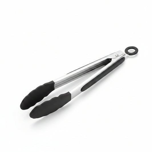YSTrillion Stainless Steel Silicone Barbecue Tongs 27cm & 34cm