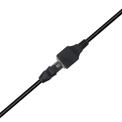 RIIEYOCA Cat6 Ethernet Cable with On/Off Switch RJ45 Female to Female 1M Black