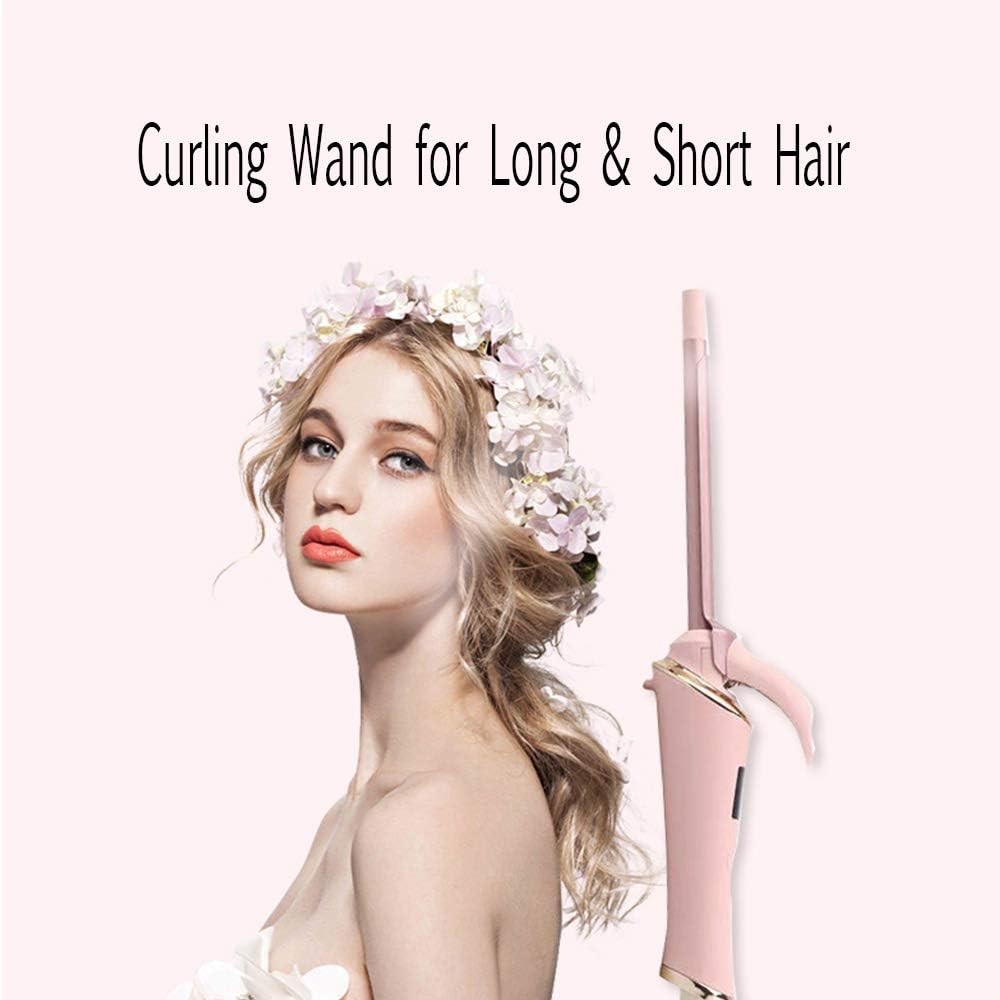Sammious 9mm Thin Curling Wand Ceramic Barrel Hair Curler