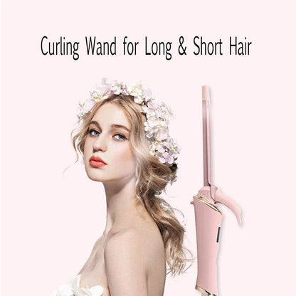 Sammious 9mm Thin Curling Wand Ceramic Barrel Hair Curler