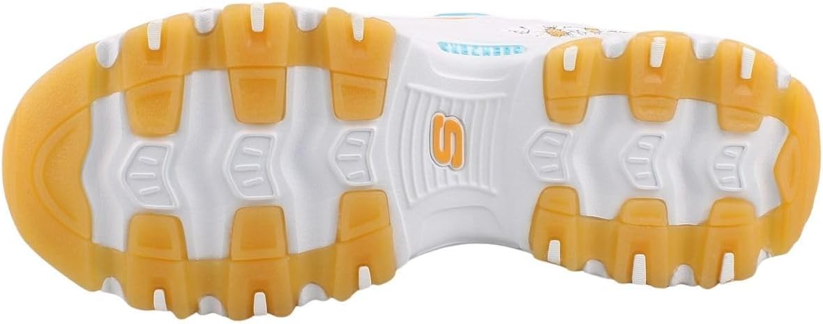 Skechers D'Lites Daisy Dream Women's Floral Synthetic Leather Sneaker