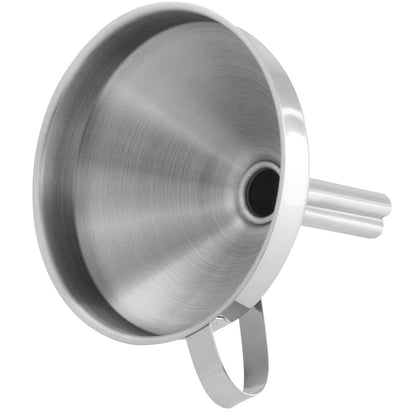Fackelmann 3.9 x 4.3" Stainless Steel Funnel, Silver