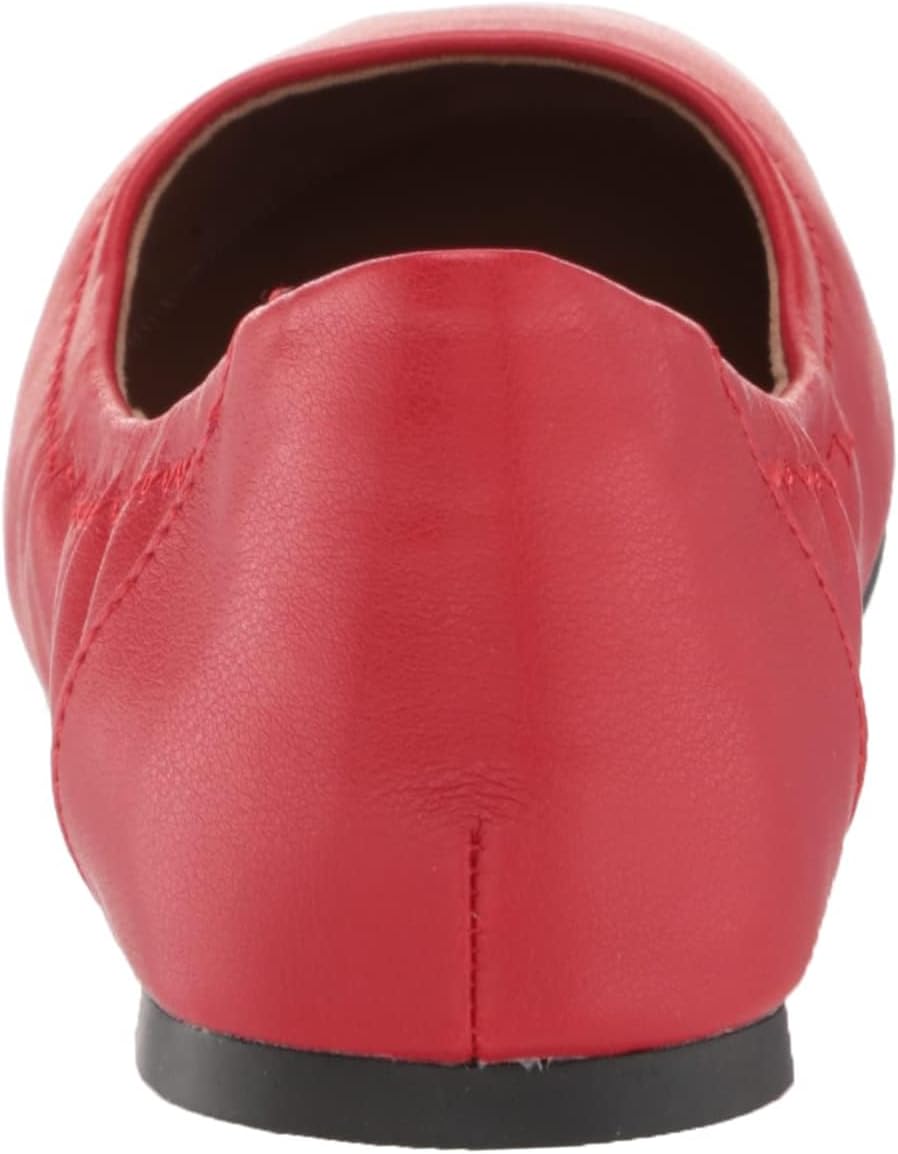 Amazon Essentials Women's Belice Bright Red Ballet Flat Slip-On