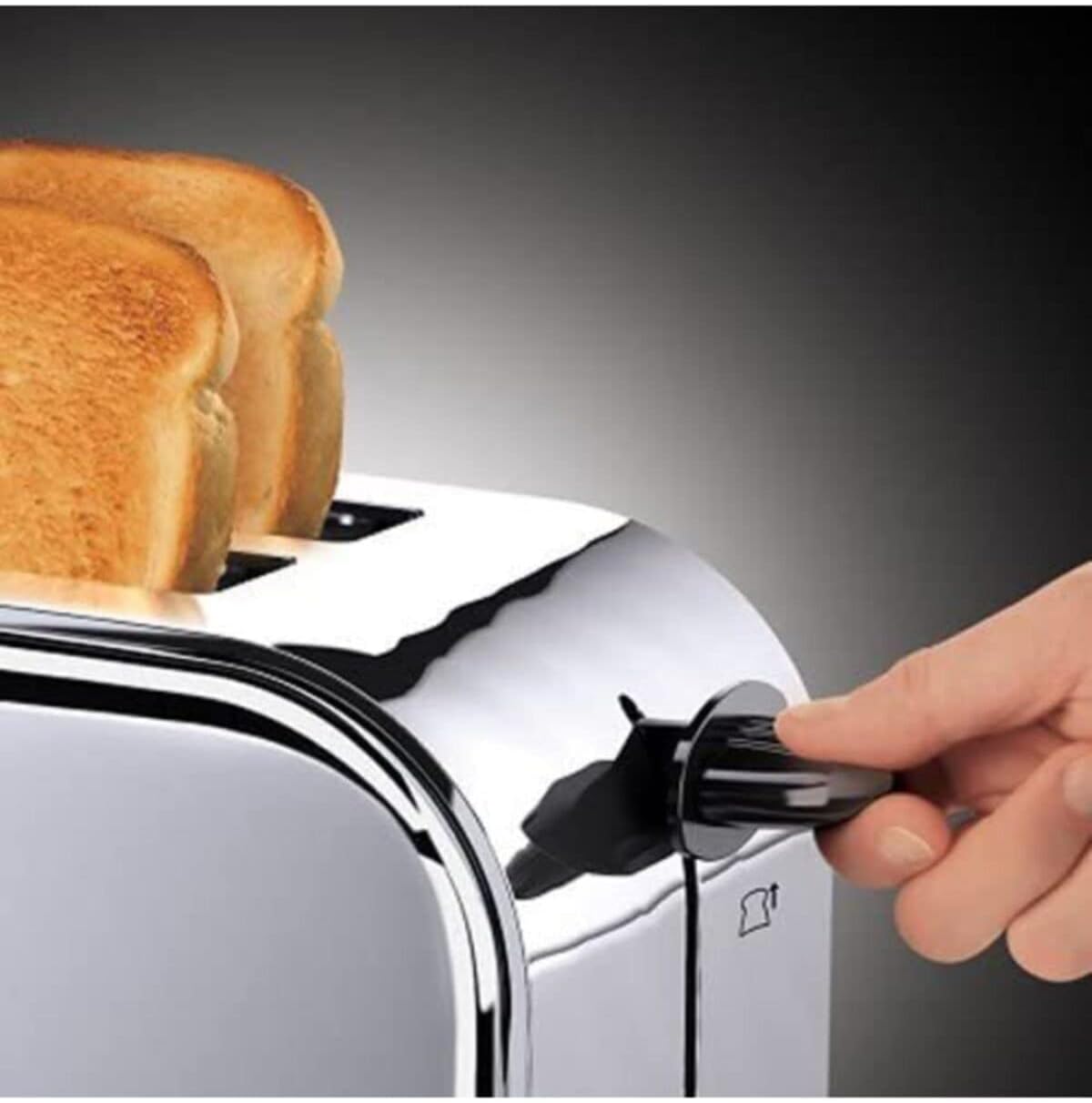 Russell Hobbs Victory 2-Slot Stainless Steel Toaster with Wide Slots