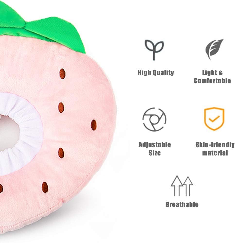 Adjustable Soft Cotton Cat Recovery Collar – Comfortable Donut Cone