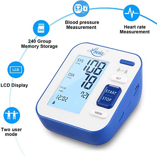 LOVIA Accurate Automatic Digital Upper Arm Blood Pressure Monitor, Home Use