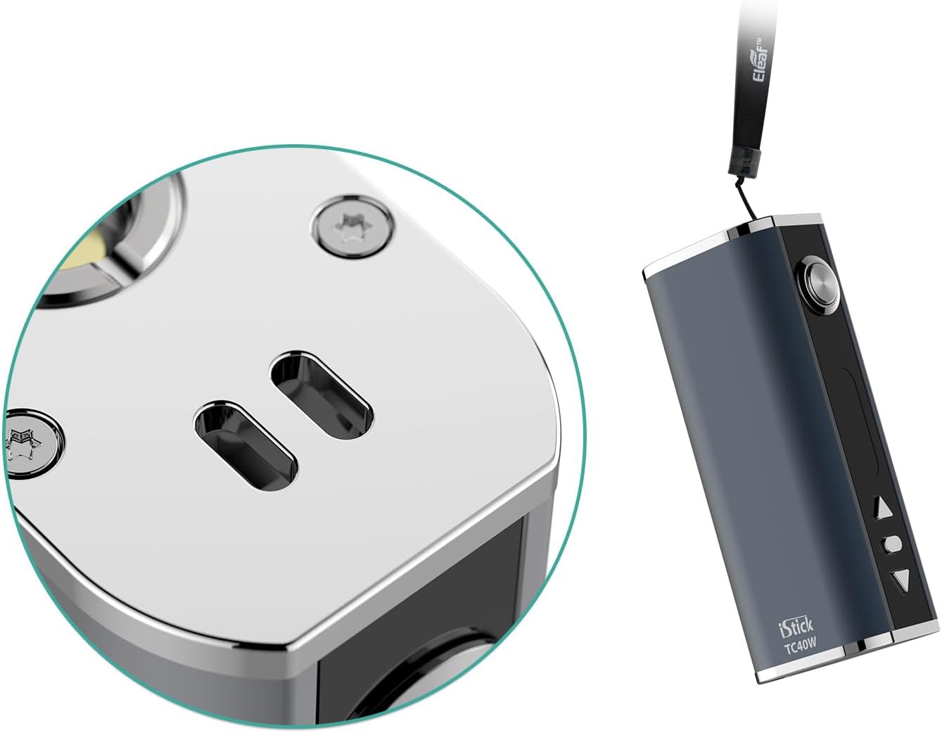 Eleaf Vape Istick TC 40W Box MOD: 2600mAh Metal, Portable, Energy-Saving Vaping