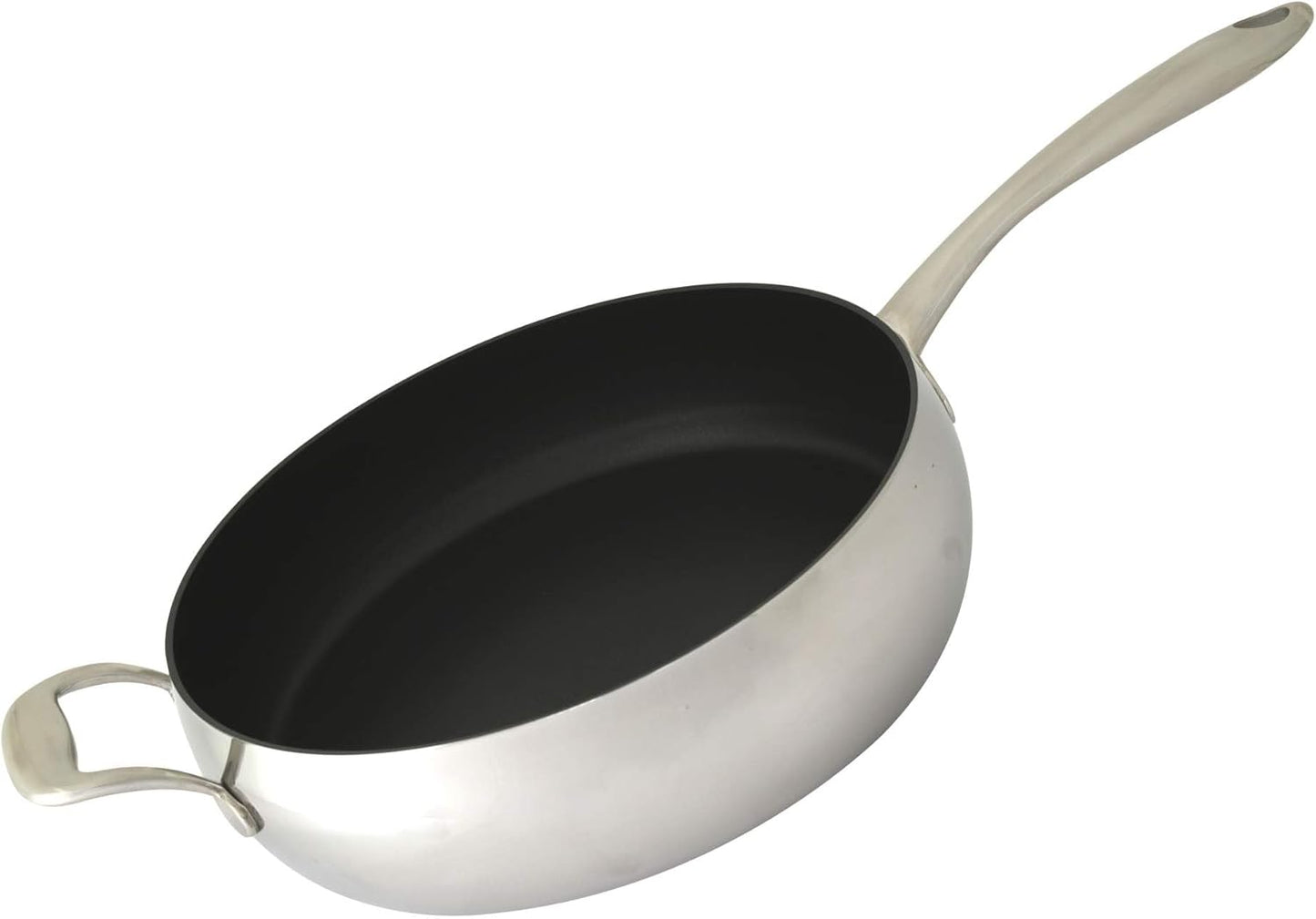 Cucina und Tavola Deluxe 28cm Stainless Induction Frying Pan